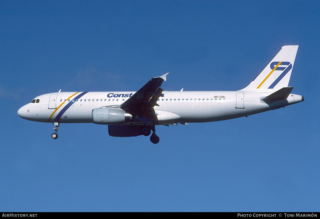 Aircraft Photo of OO-COL | Airbus A320-231 | Constellation International Airlines | AirHistory.net #85002