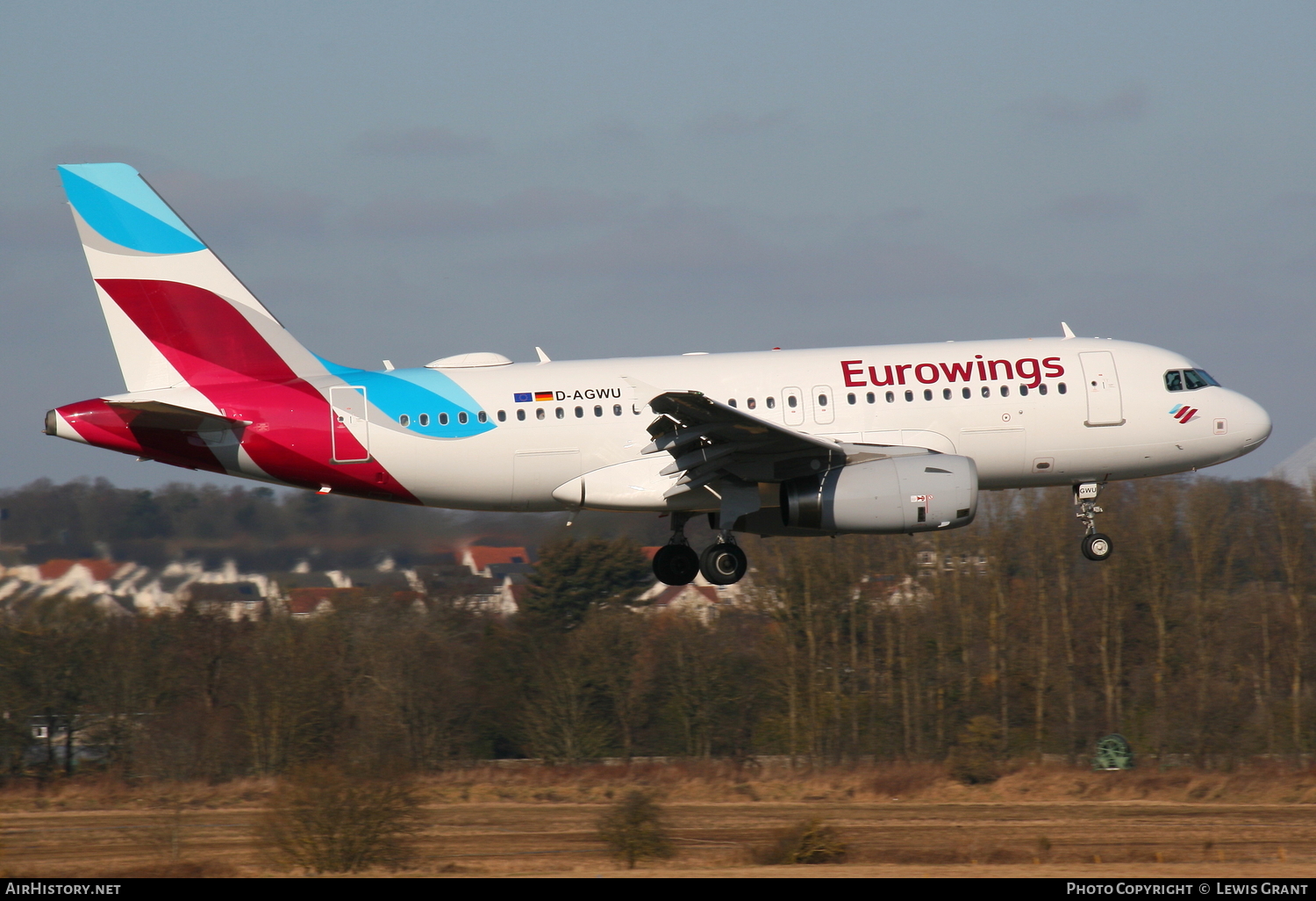 Aircraft Photo of D-AGWU | Airbus A319-132 | Eurowings | AirHistory.net #85009
