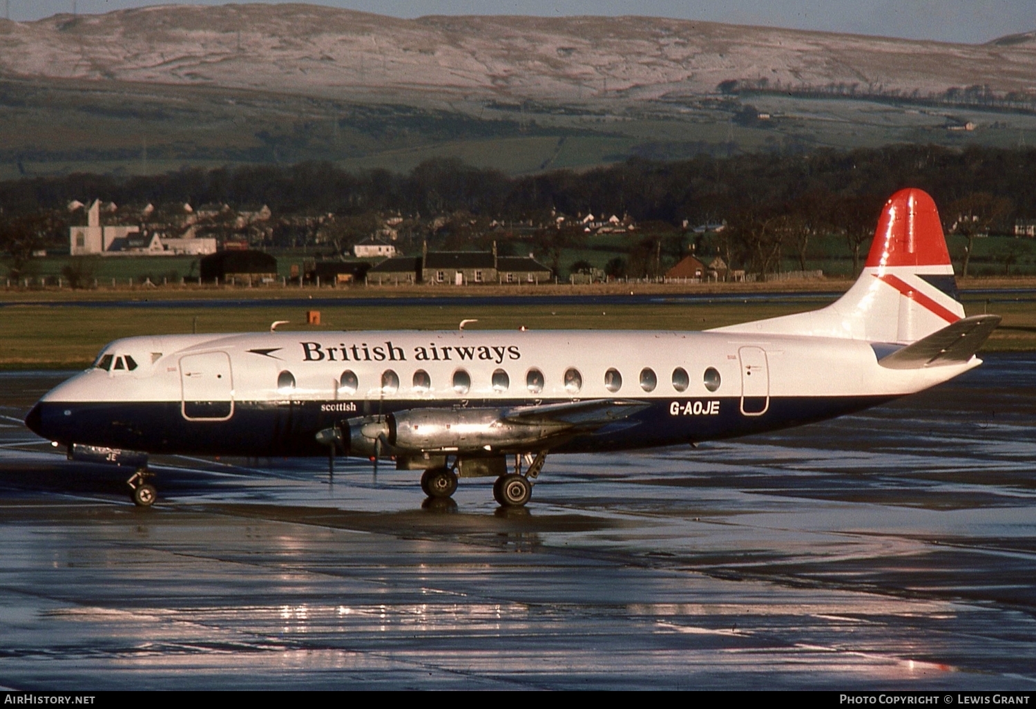 Aircraft Photo of G-AOJE | Vickers 802 Viscount | British Airways | AirHistory.net #85031