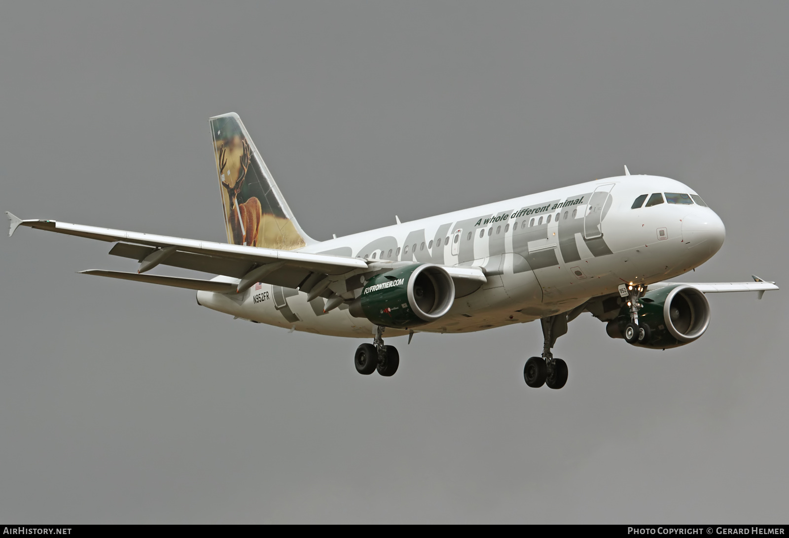 Aircraft Photo of N952FR | Airbus A319-112 | Frontier Airlines | AirHistory.net #85041