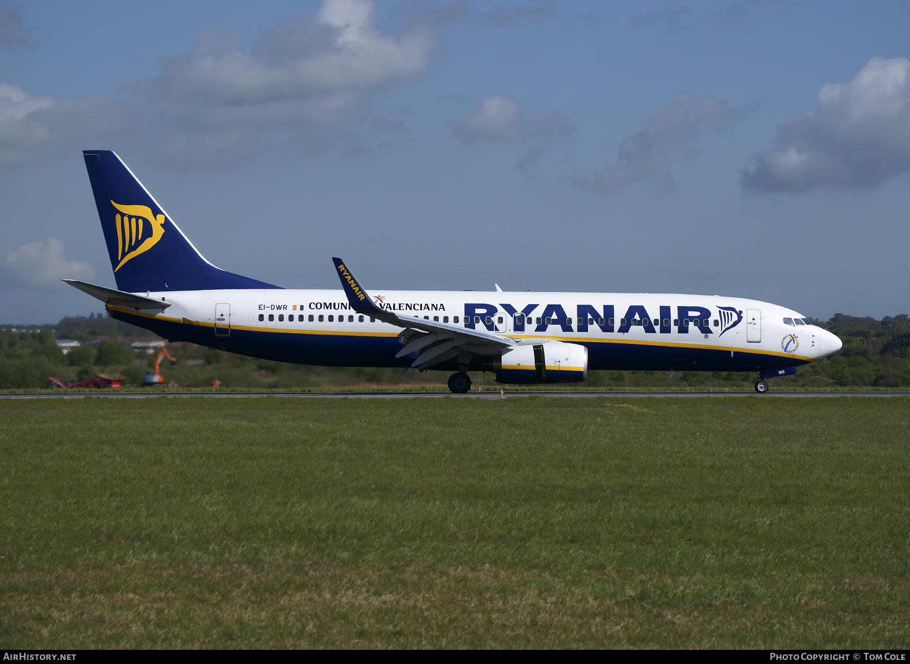 Aircraft Photo of EI-DWR | Boeing 737-8AS | Ryanair | AirHistory.net #85058