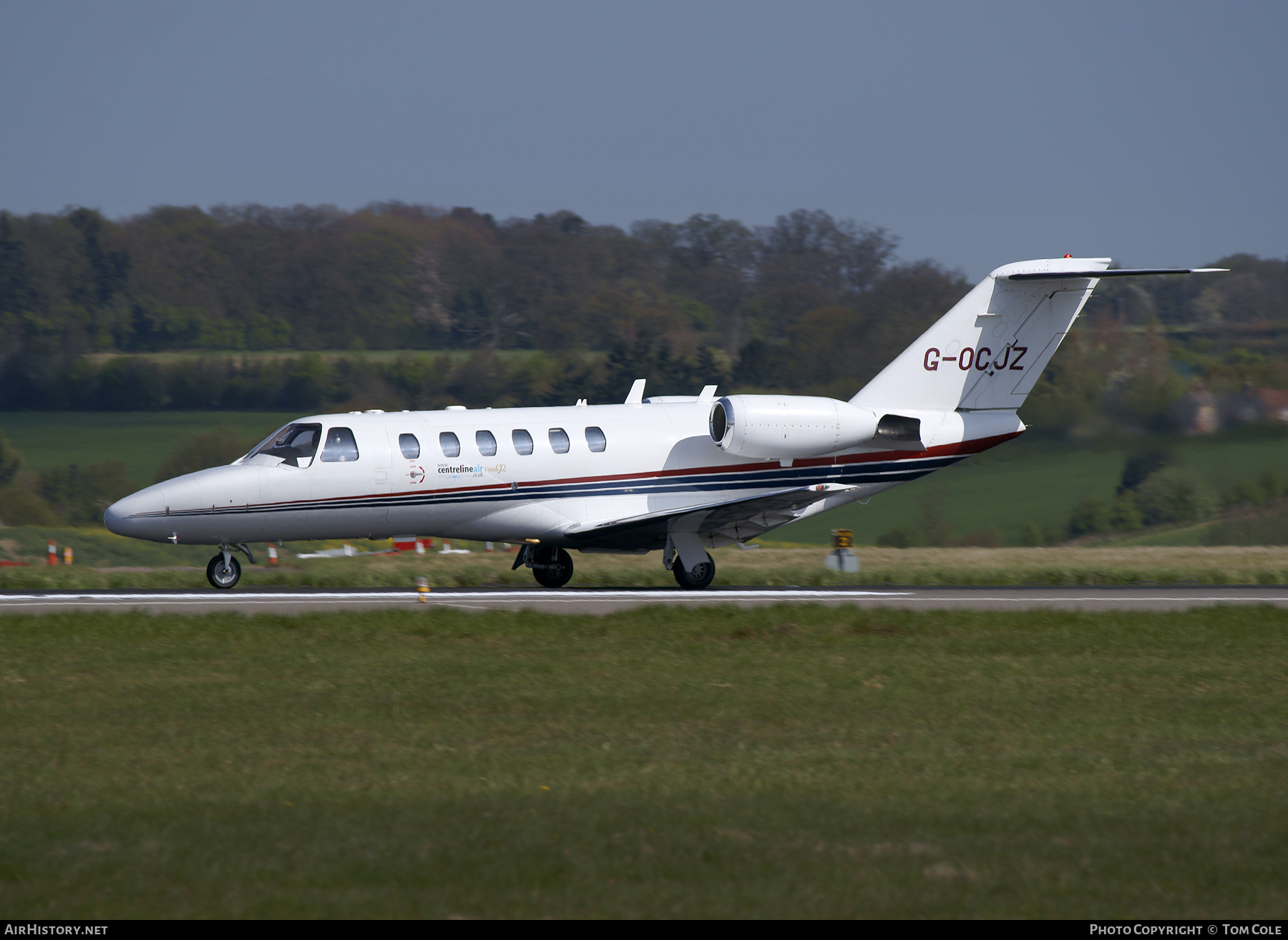 Aircraft Photo of G-OCJZ | Cessna 525A CitationJet CJ2 | Centreline Air | AirHistory.net #85094