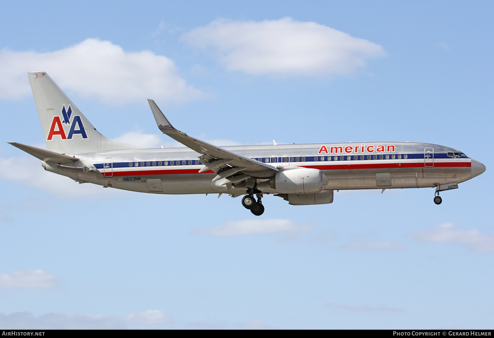Aircraft Photo of N893NN | Boeing 737-823 | American Airlines | AirHistory.net #85096
