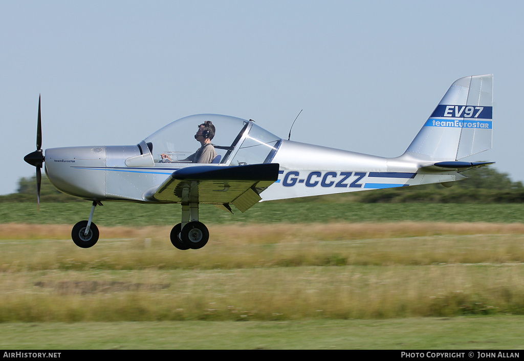 Aircraft Photo of G-CCZZ | Evektor-Aerotechnik EV-97 Eurostar | AirHistory.net #85102