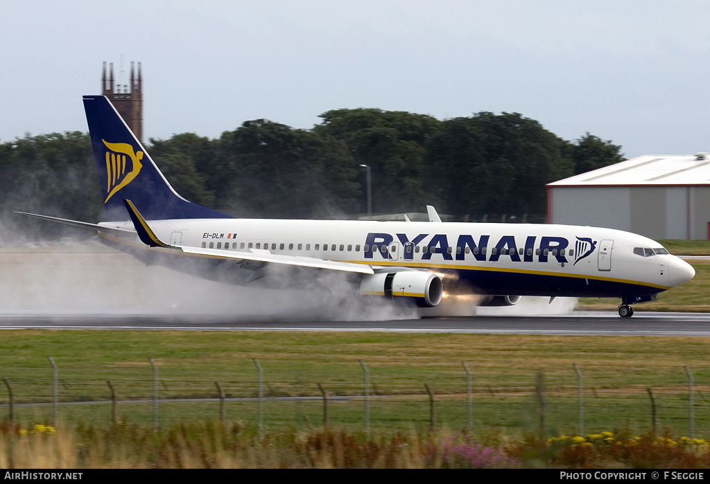 Aircraft Photo of EI-DLM | Boeing 737-8AS | Ryanair | AirHistory.net #85137