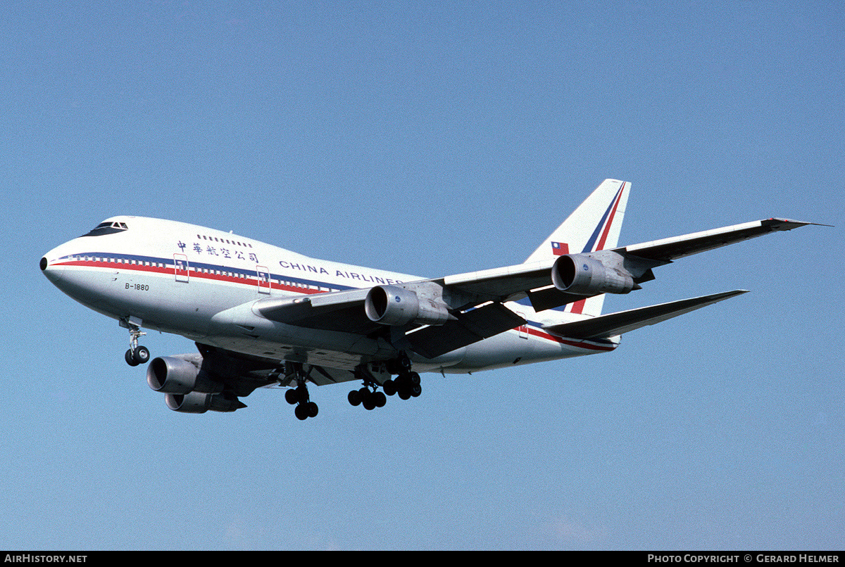 Aircraft Photo of B-1880 | Boeing 747SP-09 | China Airlines | AirHistory.net #85204