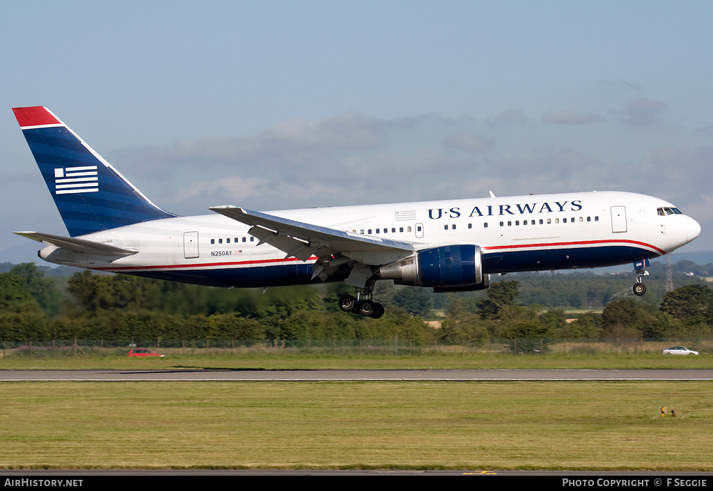Aircraft Photo of N250AY | Boeing 767-201/ER | US Airways | AirHistory.net #85221