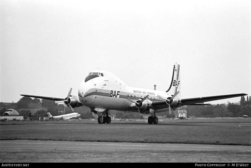 Aircraft Photo of G-ASHZ | Aviation Traders ATL-98 Carvair | British Air Ferries - BAF | AirHistory.net #85223