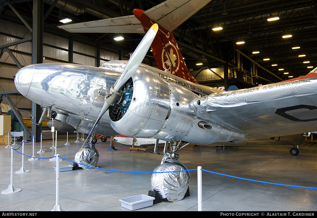 Aircraft Photo of CF-CCT | Lockheed 12-A Electra Junior | Department of Transport | AirHistory.net #85228