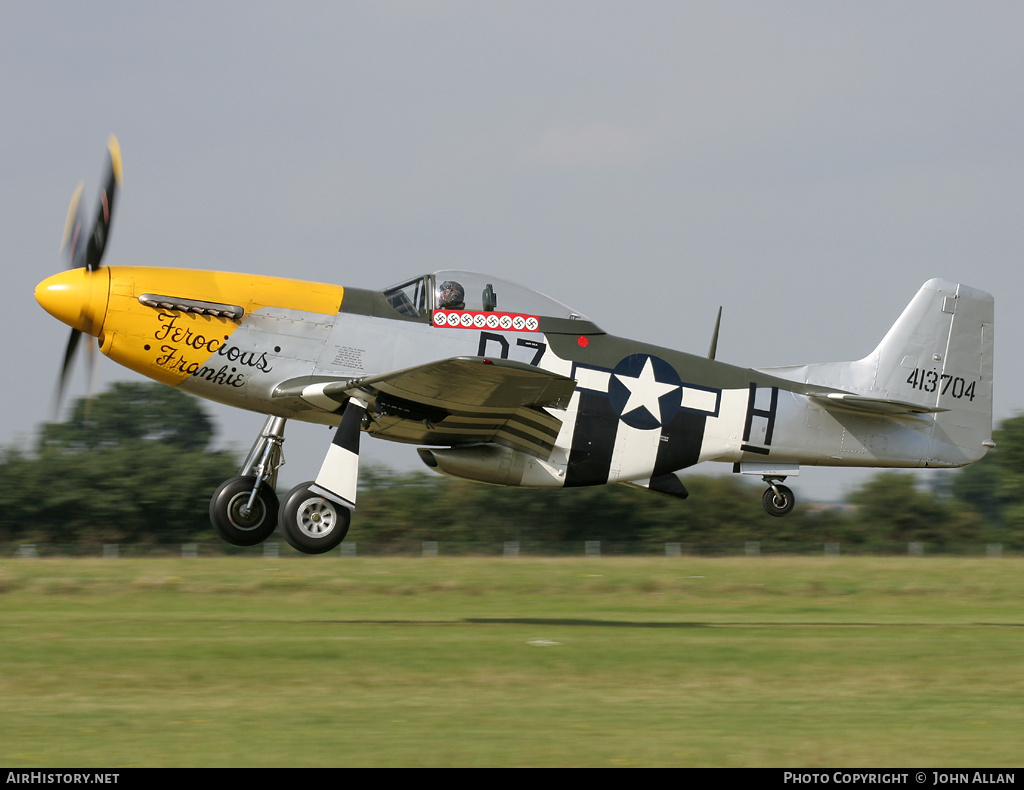 Aircraft Photo of G-BTCD / 413704 | North American P-51D Mustang | USA - Air Force | AirHistory.net #85231