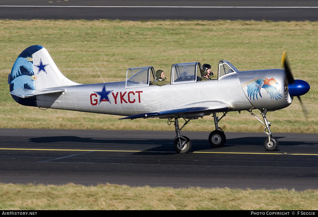 Aircraft Photo of G-YKCT | Yakovlev Yak-52 | AirHistory.net #85233