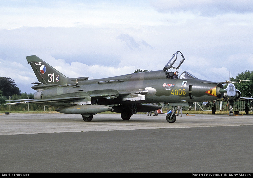 Aircraft Photo of 4006 | Sukhoi Su-22M4 | Czechia - Air Force | AirHistory.net #85289