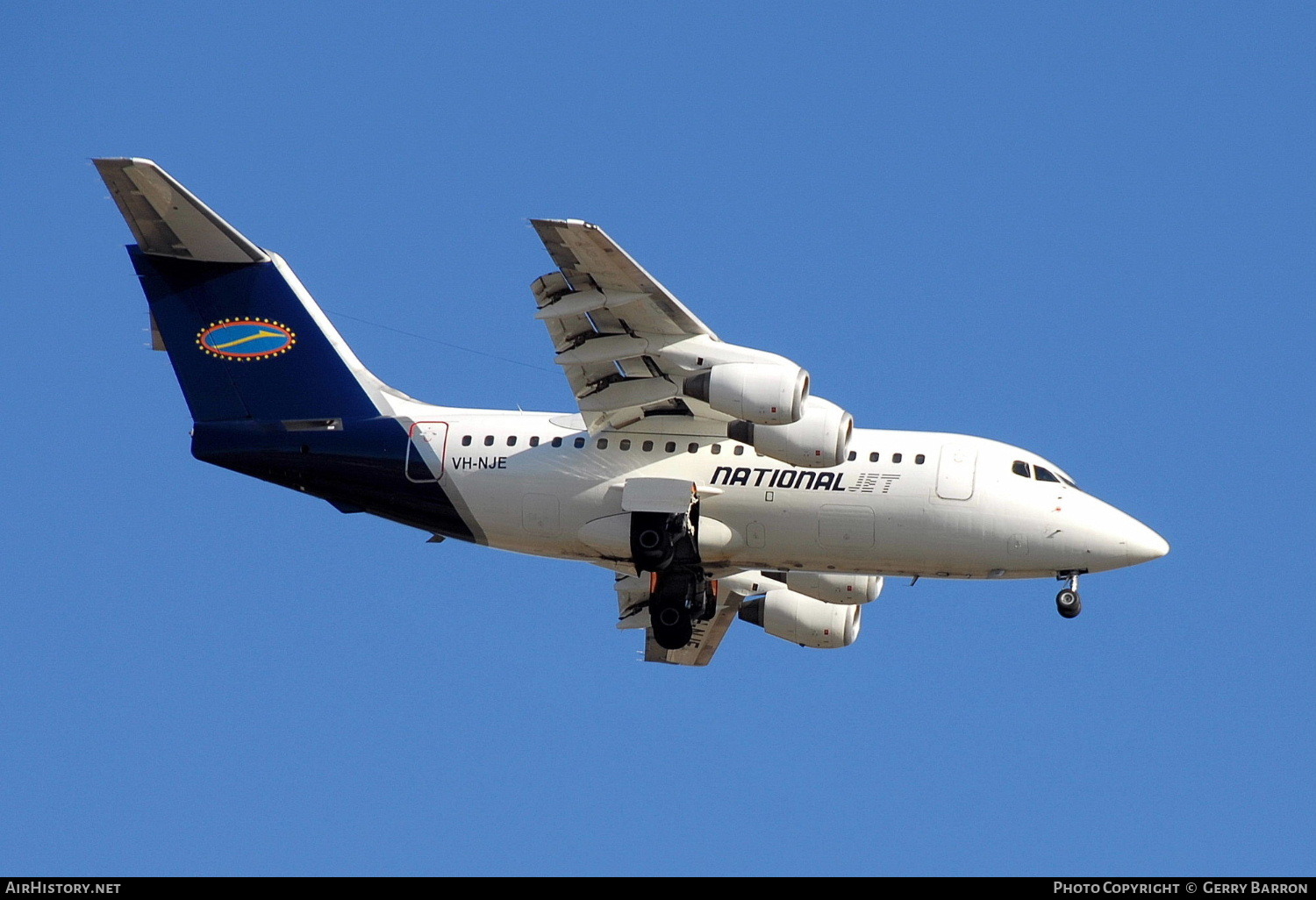 Aircraft Photo of VH-NJE | British Aerospace BAe-146-100 | National Jet Systems | AirHistory.net #85308