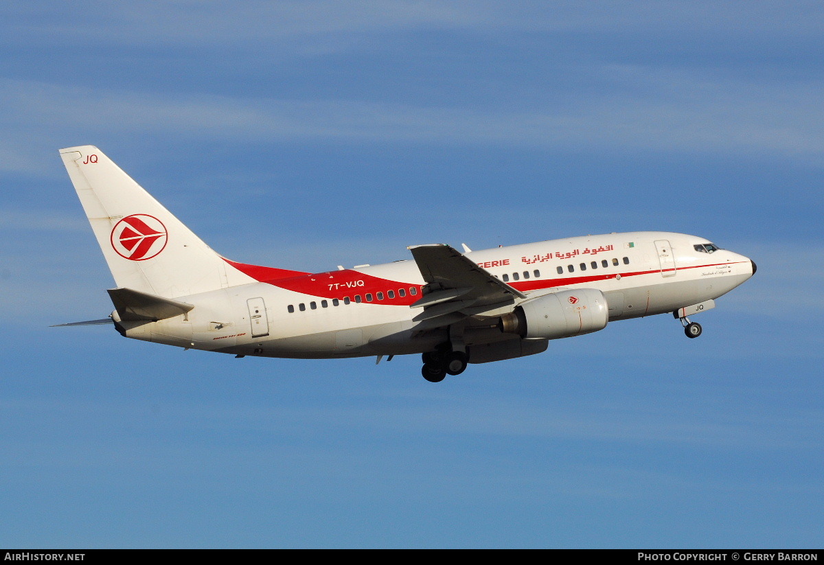 Aircraft Photo of 7T-VJQ | Boeing 737-6D6 | Air Algérie | AirHistory.net #85312