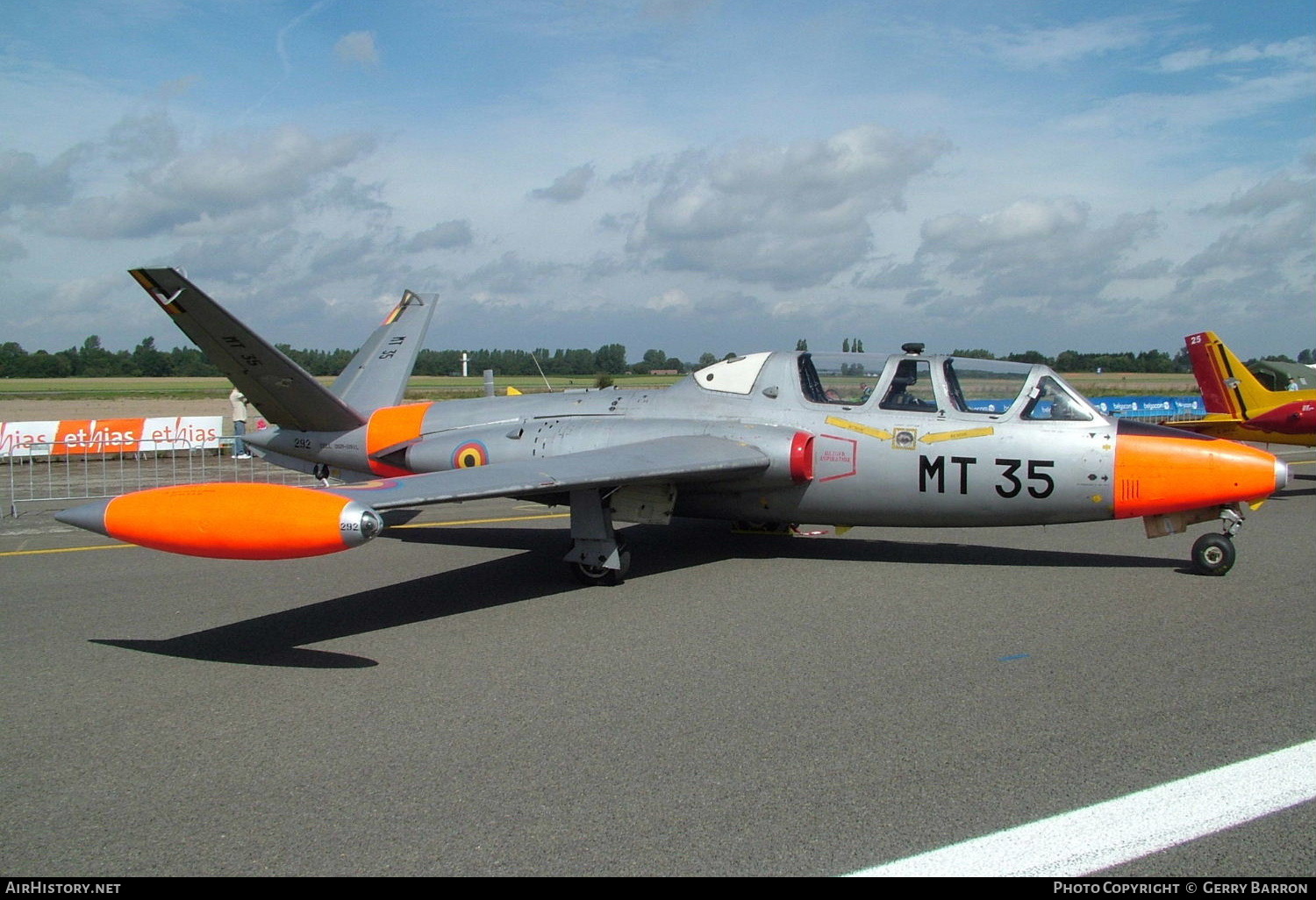 Aircraft Photo of MT-35 | Fouga CM-170R Magister | Belgium - Air Force | AirHistory.net #85327