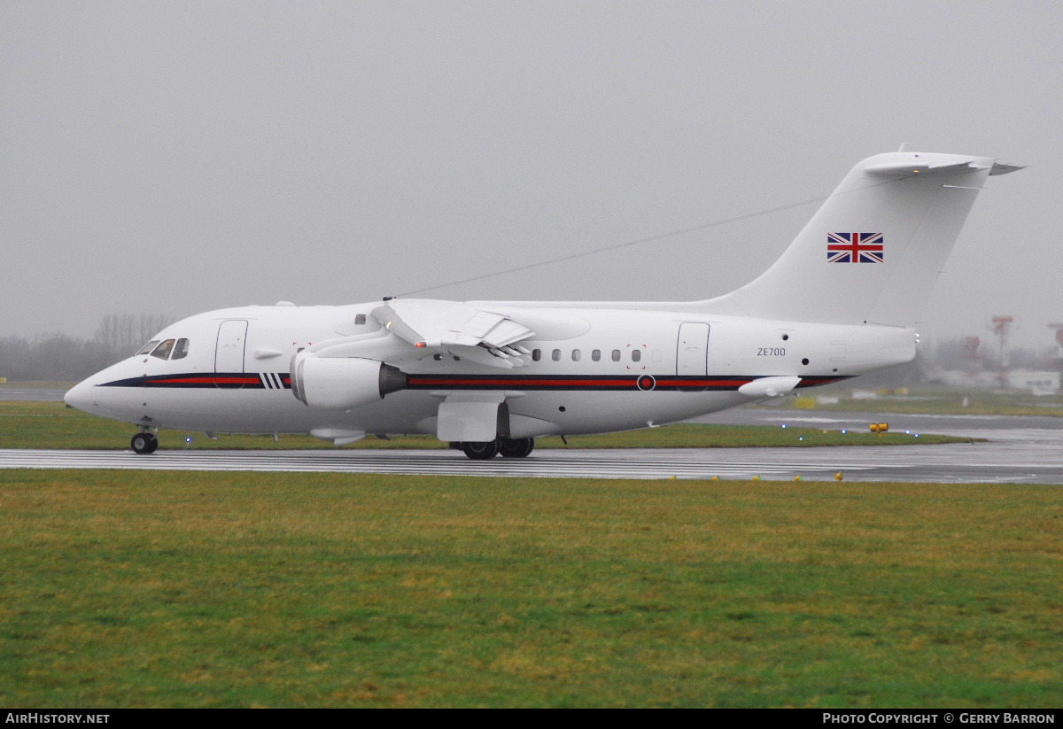 Aircraft Photo of ZE700 | British Aerospace BAe-146 CC.2 | UK - Air Force | AirHistory.net #85328
