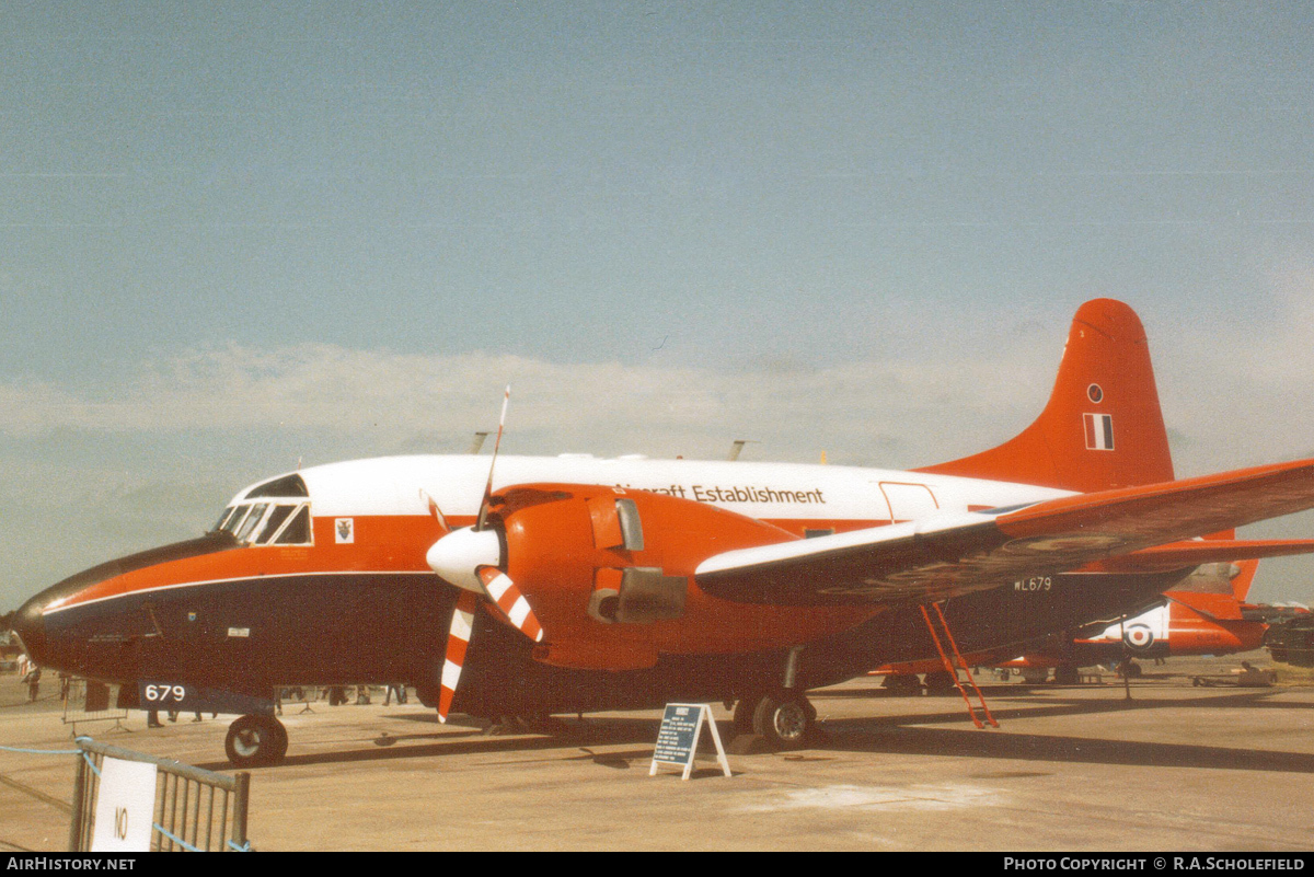 Aircraft Photo of WL679 | Vickers 668 Varsity T.1 | UK - Air Force | AirHistory.net #85349