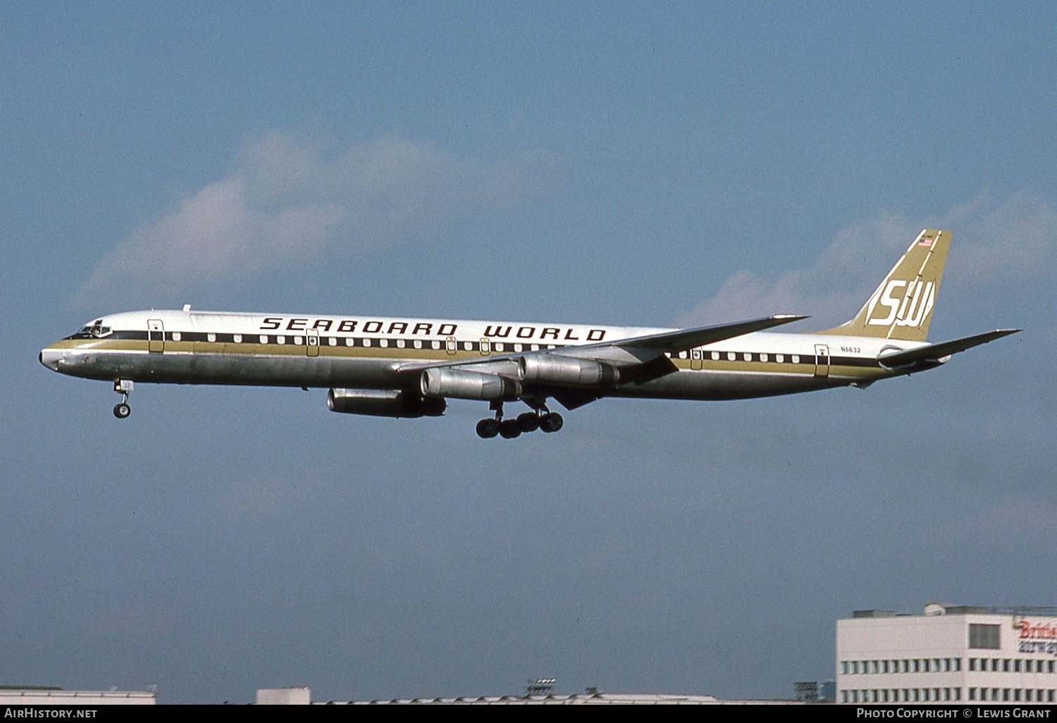 Aircraft Photo of N8632 | McDonnell Douglas DC-8-63CF | Seaboard World Airlines | AirHistory.net #85351