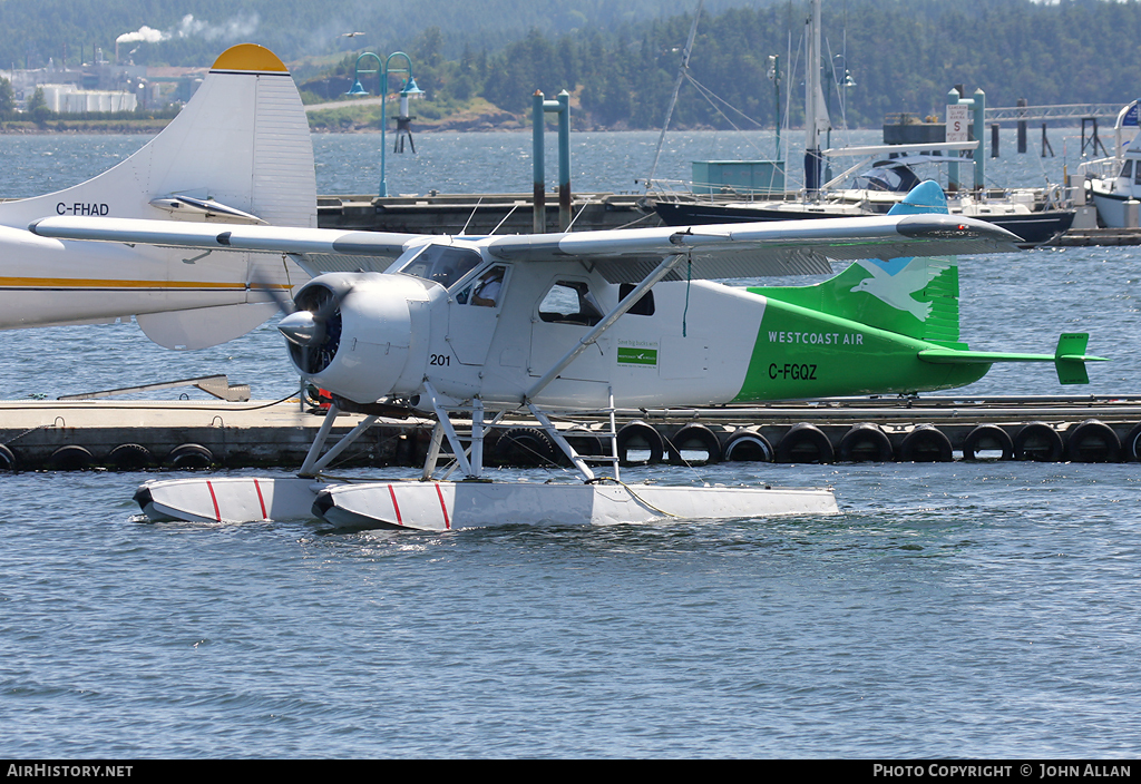 Aircraft Photo of C-FGQZ | De Havilland Canada DHC-2 Beaver Mk.1 | Westcoast Air | AirHistory.net #85370