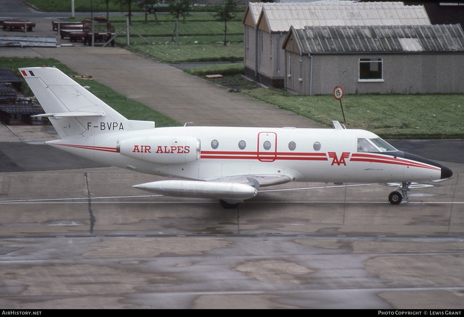 Aircraft Photo of F-BVPA | Aerospatiale SN-601 Corvette 100 | Air Alpes | AirHistory.net #85373