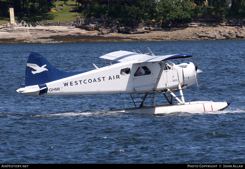 Aircraft Photo of C-GHMI | De Havilland Canada DHC-2 Beaver Mk.1 | Westcoast Air | AirHistory.net #85383