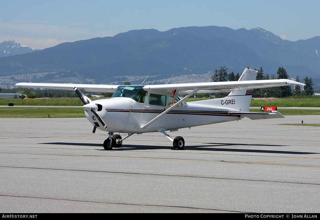 Aircraft Photo of C-GREI | Cessna 172M Skyhawk | Pacific Rim Aviation Academy | AirHistory.net #85388