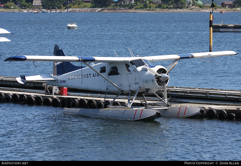 Aircraft Photo of C-GHMI | De Havilland Canada DHC-2 Beaver Mk.1 | Westcoast Air | AirHistory.net #85402