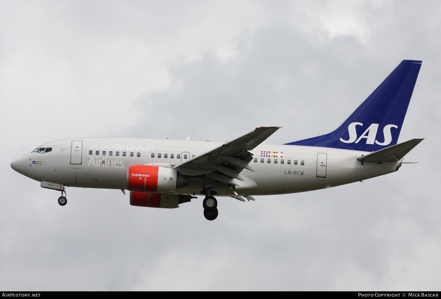 Aircraft Photo of LN-RCW | Boeing 737-683 | Scandinavian Airlines - SAS | AirHistory.net #85417