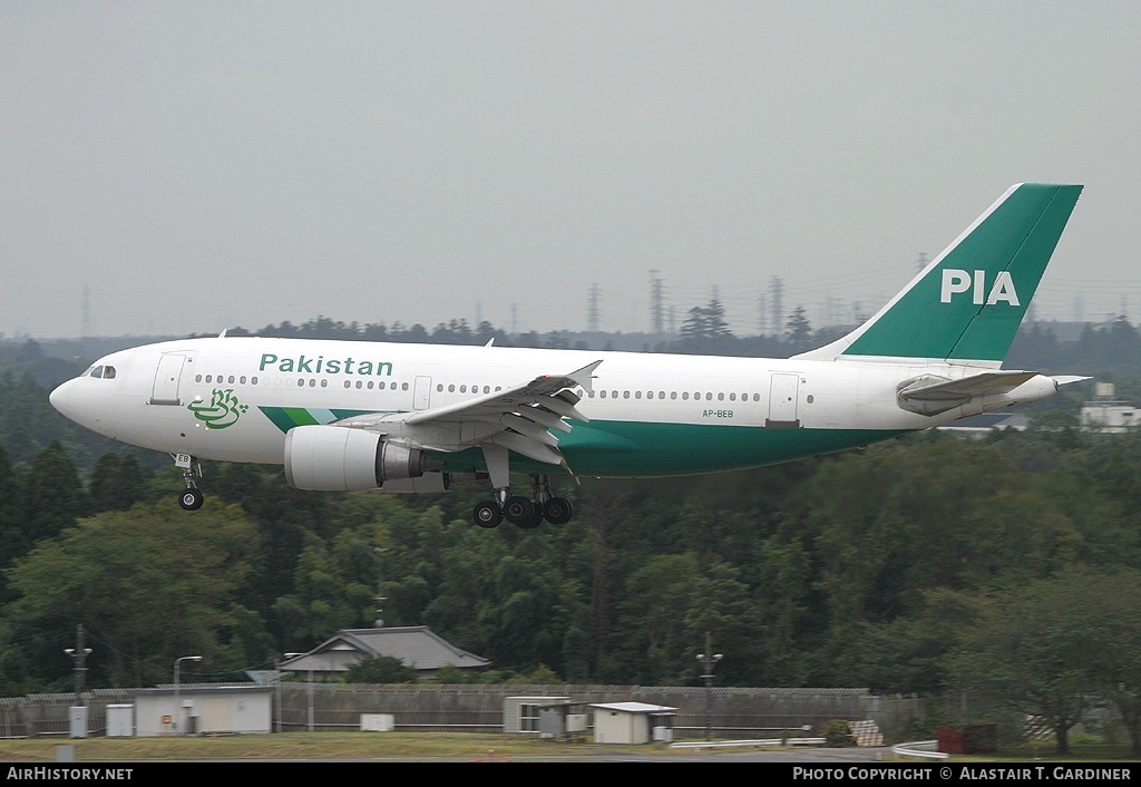 Aircraft Photo of AP-BEB | Airbus A310-308 | Pakistan International Airlines - PIA | AirHistory.net #85418