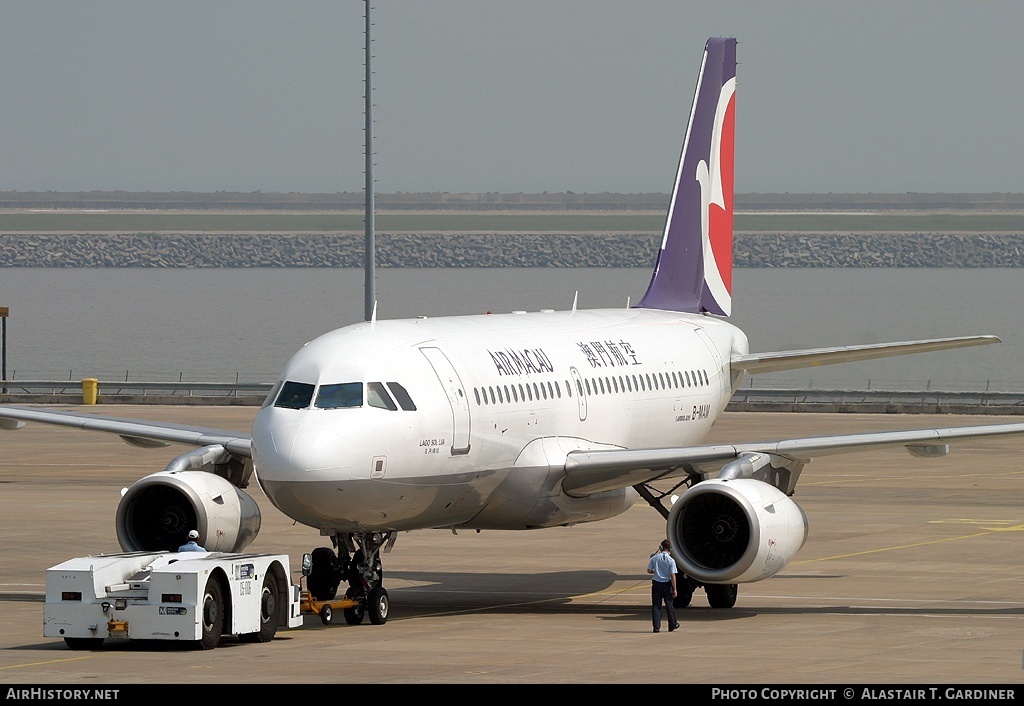 Aircraft Photo of B-MAM | Airbus A319-132 | Air Macau | AirHistory.net #85419