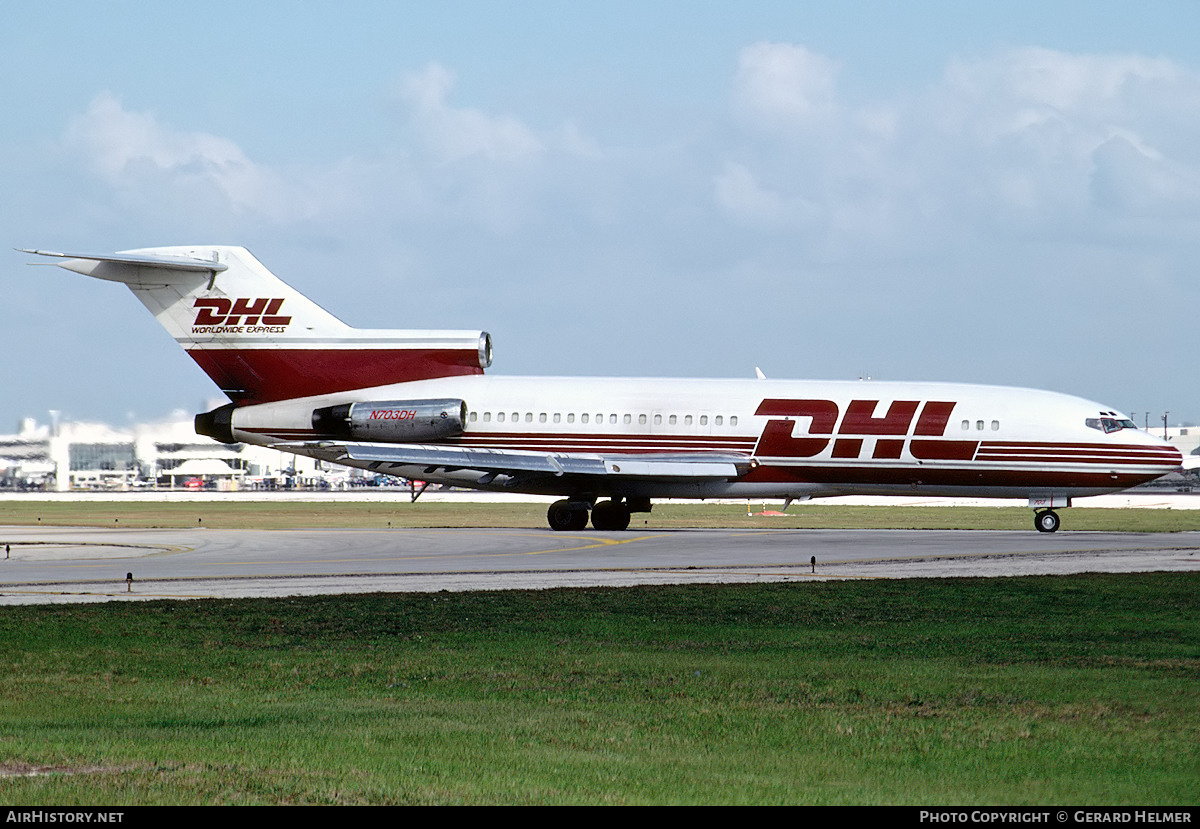 Aircraft Photo of N703DH | Boeing 727-30C | DHL Worldwide Express | AirHistory.net #85423