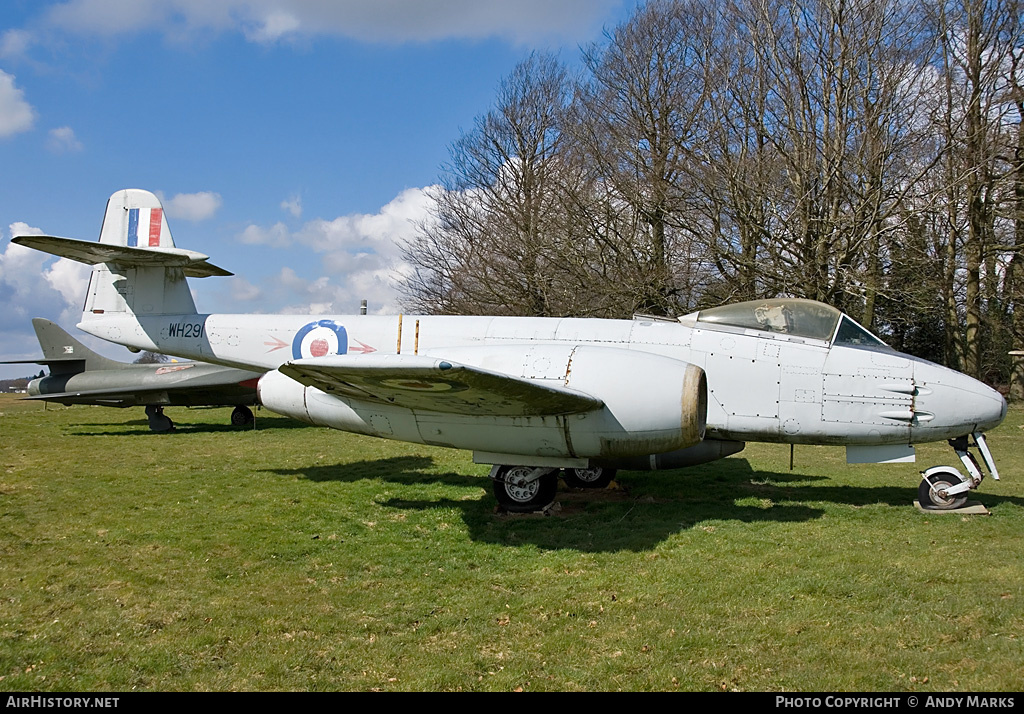 Aircraft Photo of WH291 | Gloster Meteor F8 | UK - Air Force | AirHistory.net #85426