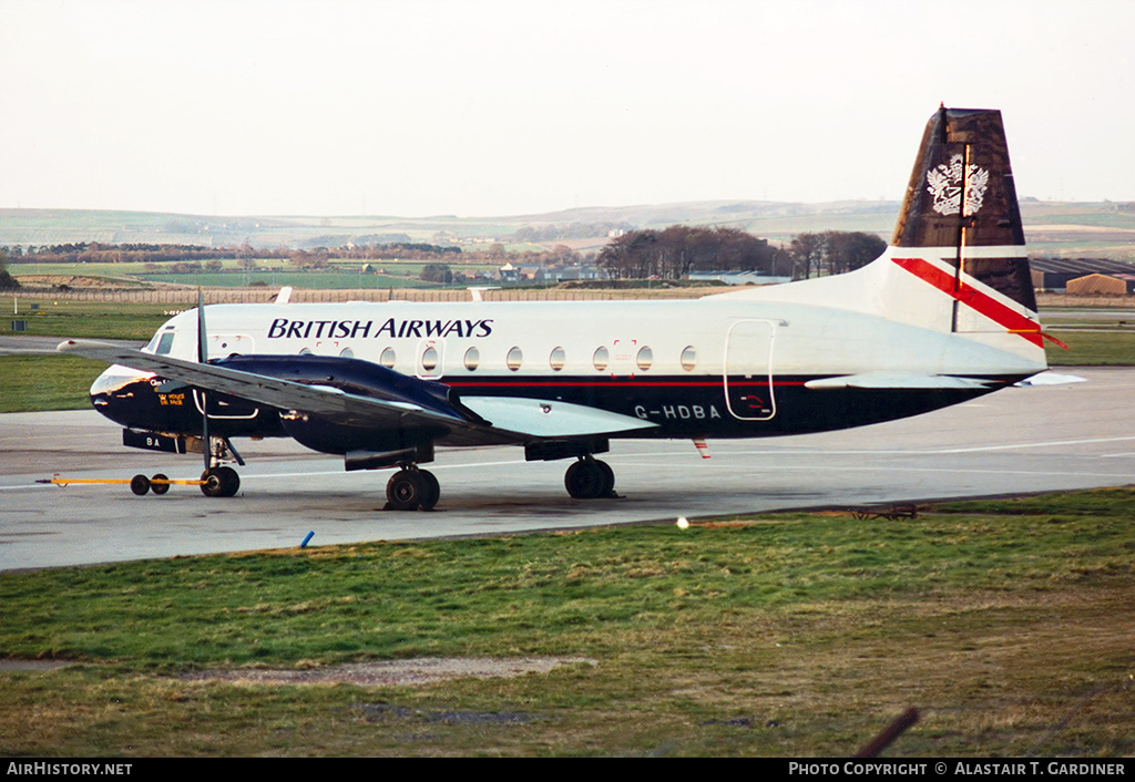 Aircraft Photo of G-HDBA | British Aerospace BAe-748 Srs2B/426 | British Airways | AirHistory.net #85433