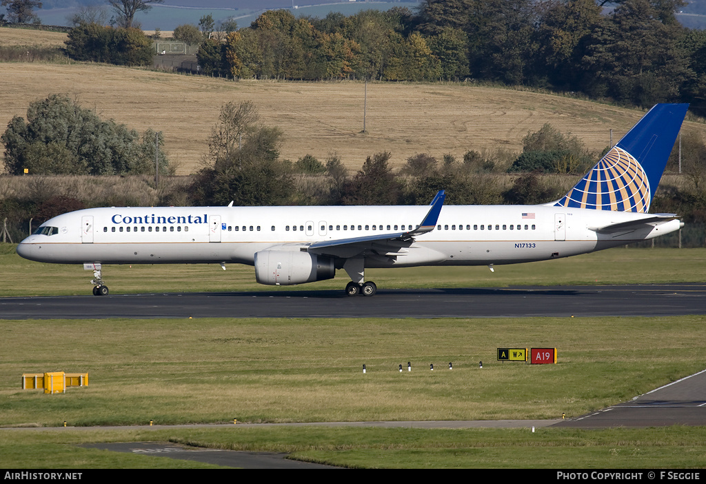 Aircraft Photo of N17133 | Boeing 757-224 | Continental Airlines | AirHistory.net #85434