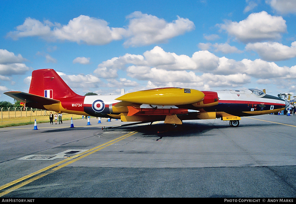 Aircraft Photo of WH734 | English Electric Canberra B(TT)2 | UK - Air Force | AirHistory.net #85436