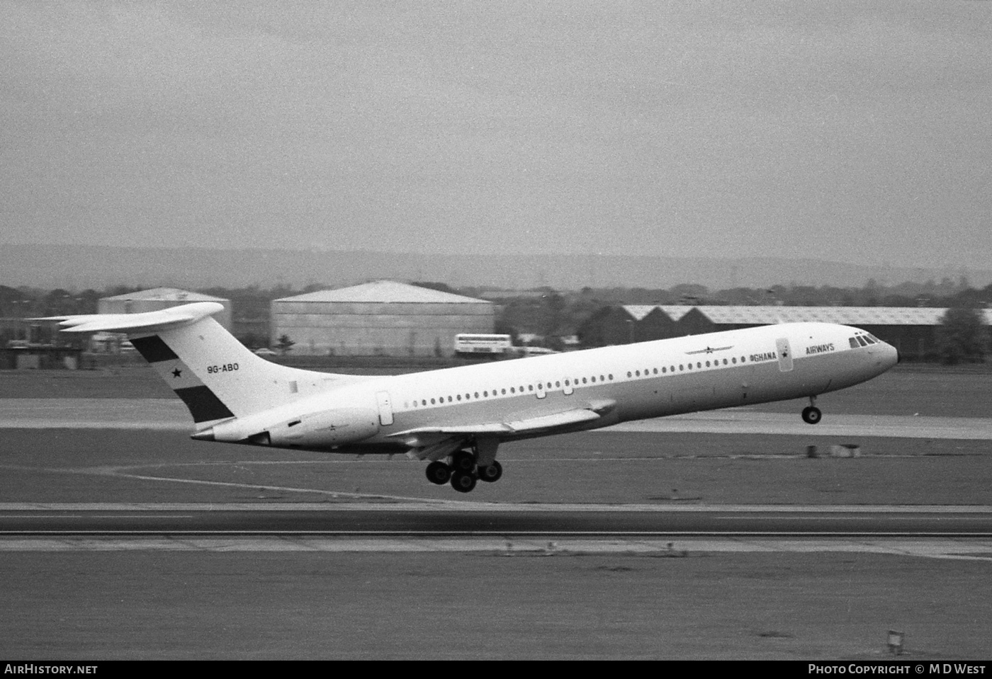 Aircraft Photo of 9G-ABO | Vickers VC10 Srs1102 | Ghana Airways | AirHistory.net #85443