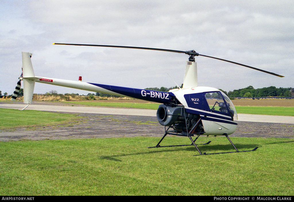 Aircraft Photo of G-BNUZ | Robinson R-22 Beta | AirHistory.net #85447