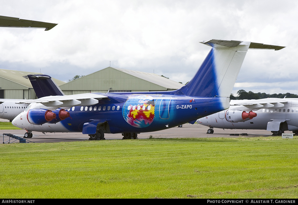 Aircraft Photo of G-ZAPO | British Aerospace BAe-146-200QC | Titan Airways | AirHistory.net #85454