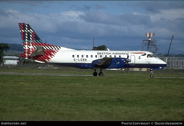 Aircraft Photo of G-LGNA | Saab 340B | British Airways | AirHistory.net #85458