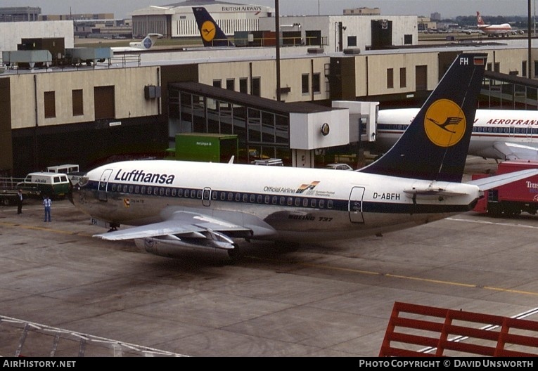 Aircraft Photo of D-ABFH | Boeing 737-230/Adv | Lufthansa | AirHistory.net #85465
