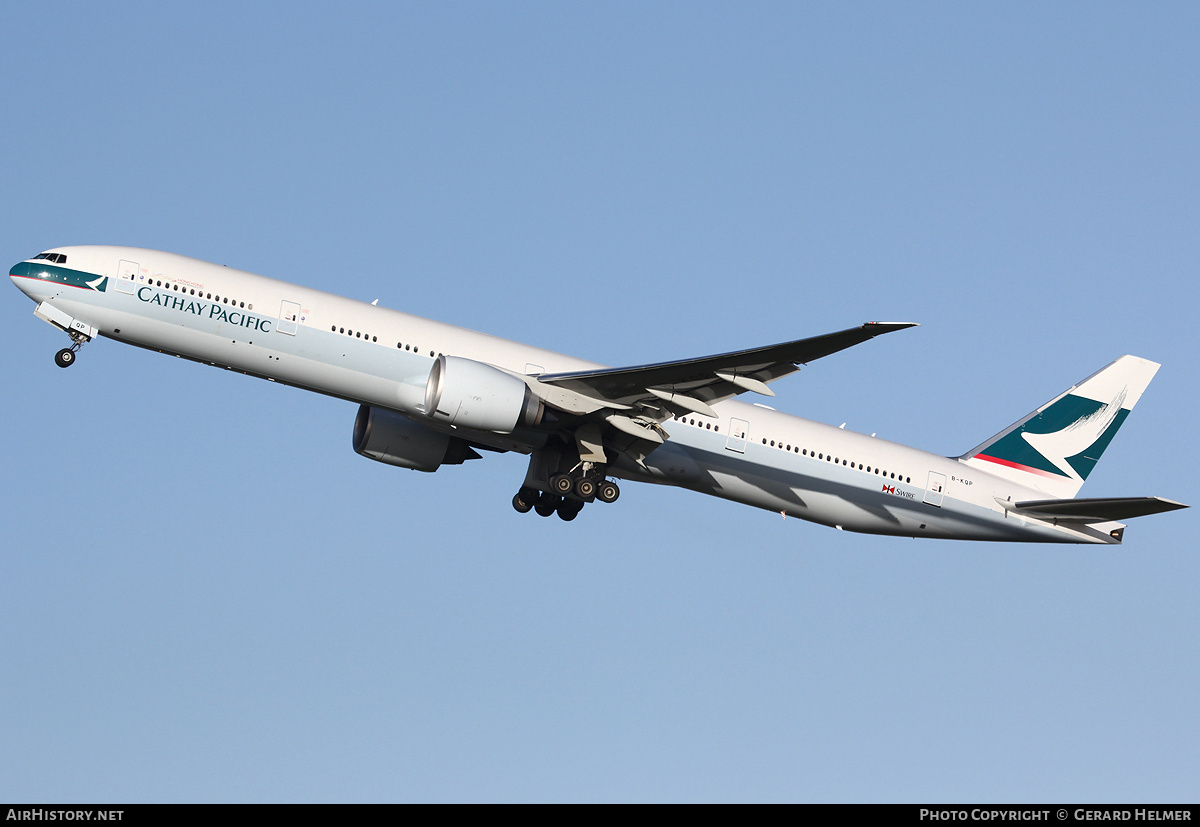 Aircraft Photo of B-KQP | Boeing 777-367/ER | Cathay Pacific Airways | AirHistory.net #85467