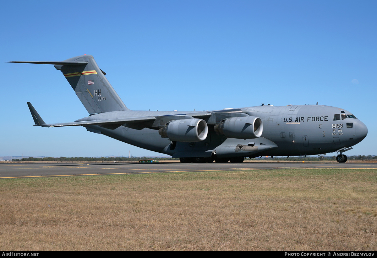 Aircraft Photo of 05-5153 / 55153 | Boeing C-17A Globemaster III | USA - Air Force | AirHistory.net #85498