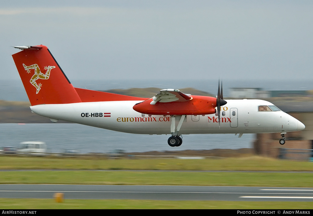 Aircraft Photo of OE-HBB | Bombardier DHC-8-201Q Dash 8 | EuroManx | AirHistory.net #85499