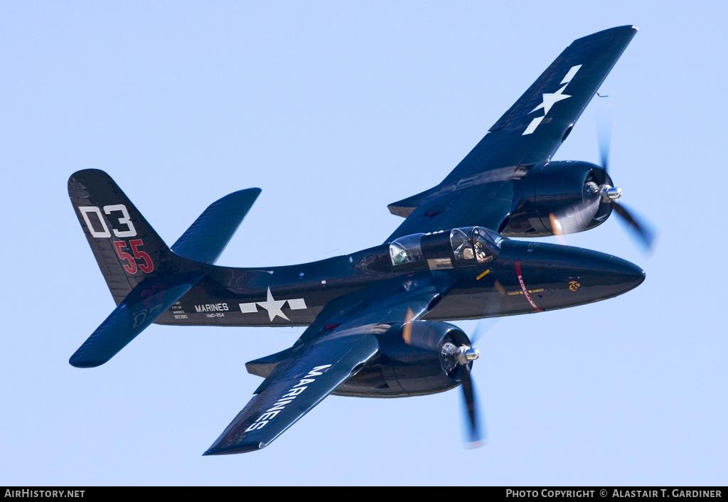 Aircraft Photo of N700F / NX700F / 80390 | Grumman F7F-3P Tigercat | USA - Marines | AirHistory.net #85513