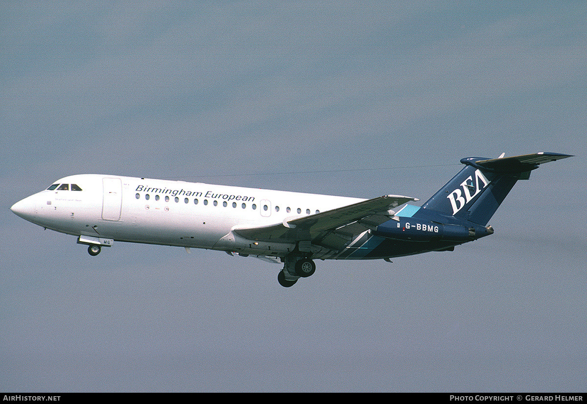 Aircraft Photo of G-BBMG | BAC 111-408EF One-Eleven | Birmingham European Airways - BEA | AirHistory.net #85533