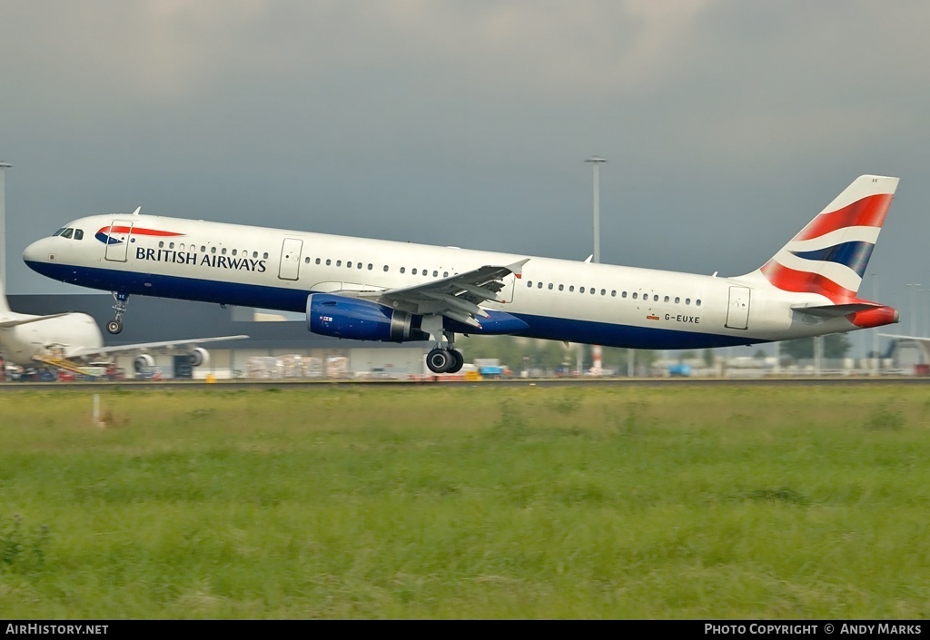 Aircraft Photo of G-EUXE | Airbus A321-231 | British Airways | AirHistory.net #85546