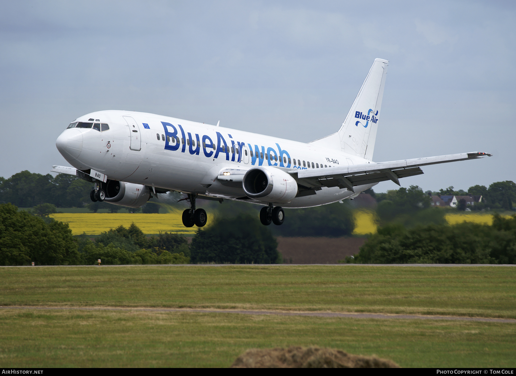 Aircraft Photo of YR-BAO | Boeing 737-42C | Blue Air | AirHistory.net #85550