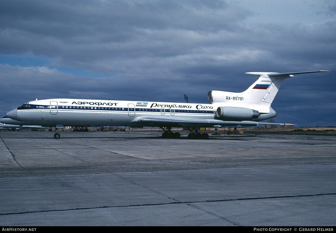 Aircraft Photo of RA-85791 | Tupolev Tu-154M | Aeroflot | AirHistory.net #85552