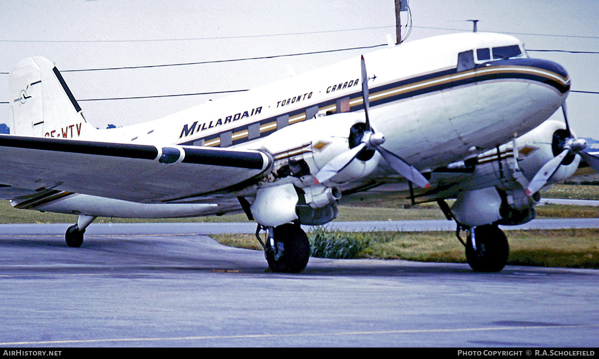 Aircraft Photo of CF-WTV | Douglas C-47A Dakota Mk.3 | Millardair | AirHistory.net #85555