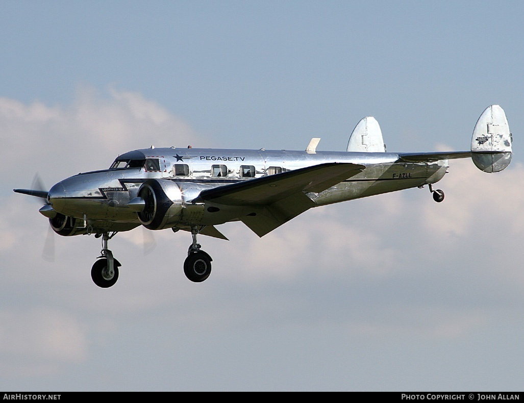 Aircraft Photo of F-AZLL | Lockheed 12-A Electra Junior | Pegase TV | AirHistory.net #85579